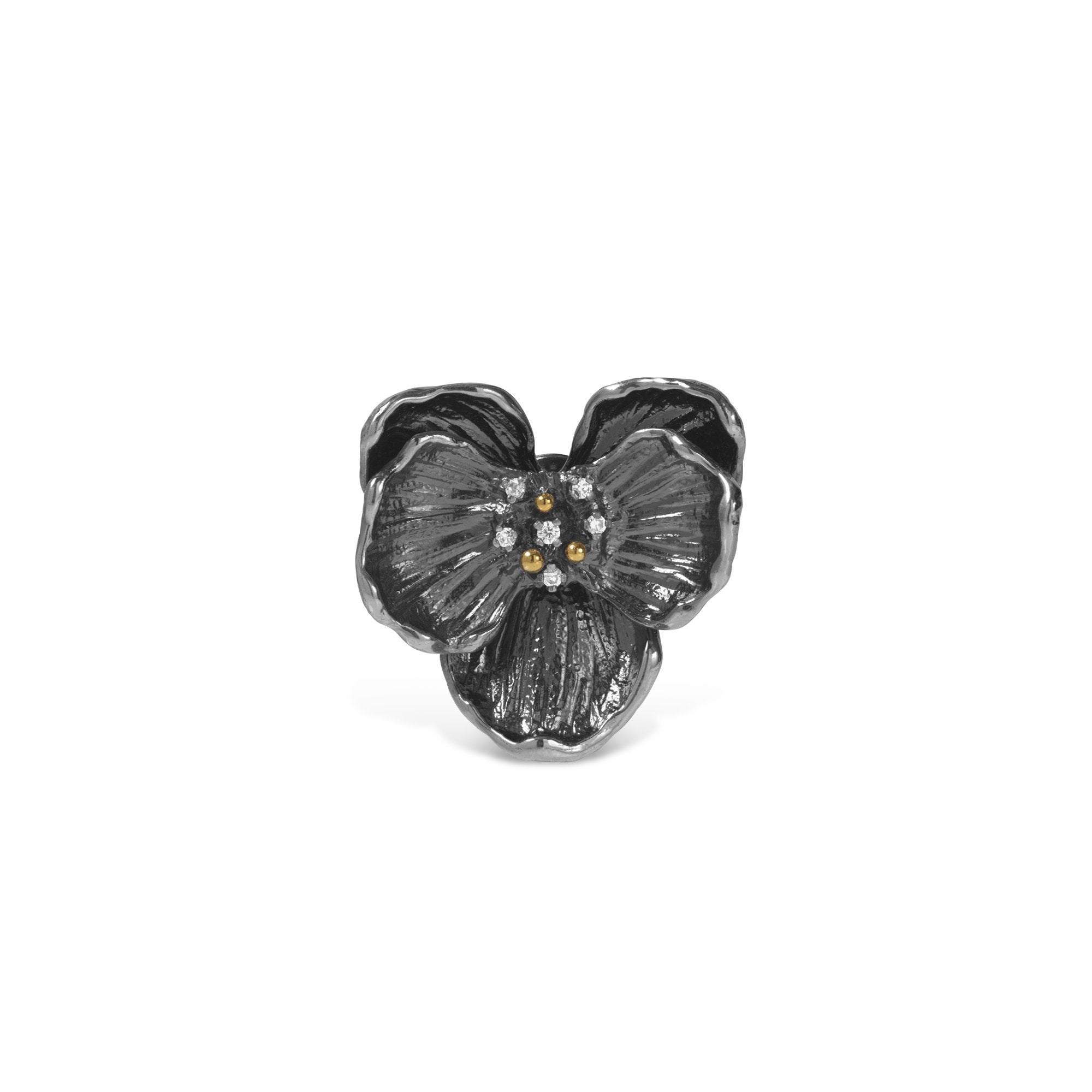 Michael Aram Orchid Brooch with Diamonds