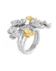 Michael Aram Orchid Cluster Ring with Diamonds