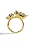 Michael Aram Orchid Double Ring with Diamonds