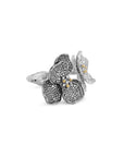 Michael Aram Orchid Double Ring with Diamonds