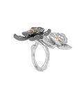 Michael Aram Orchid Double Ring with Diamonds