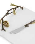 Michael Aram Pine Cone Cheeseboard with Knife