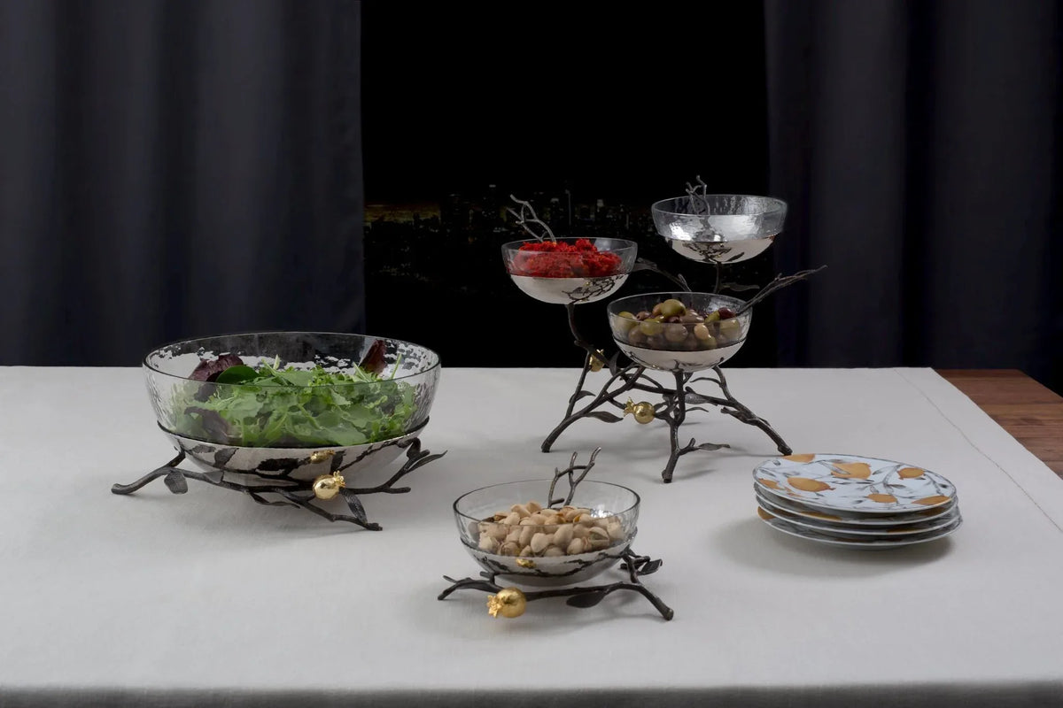 Michael Aram Pomegranate Glass Serving Bowl