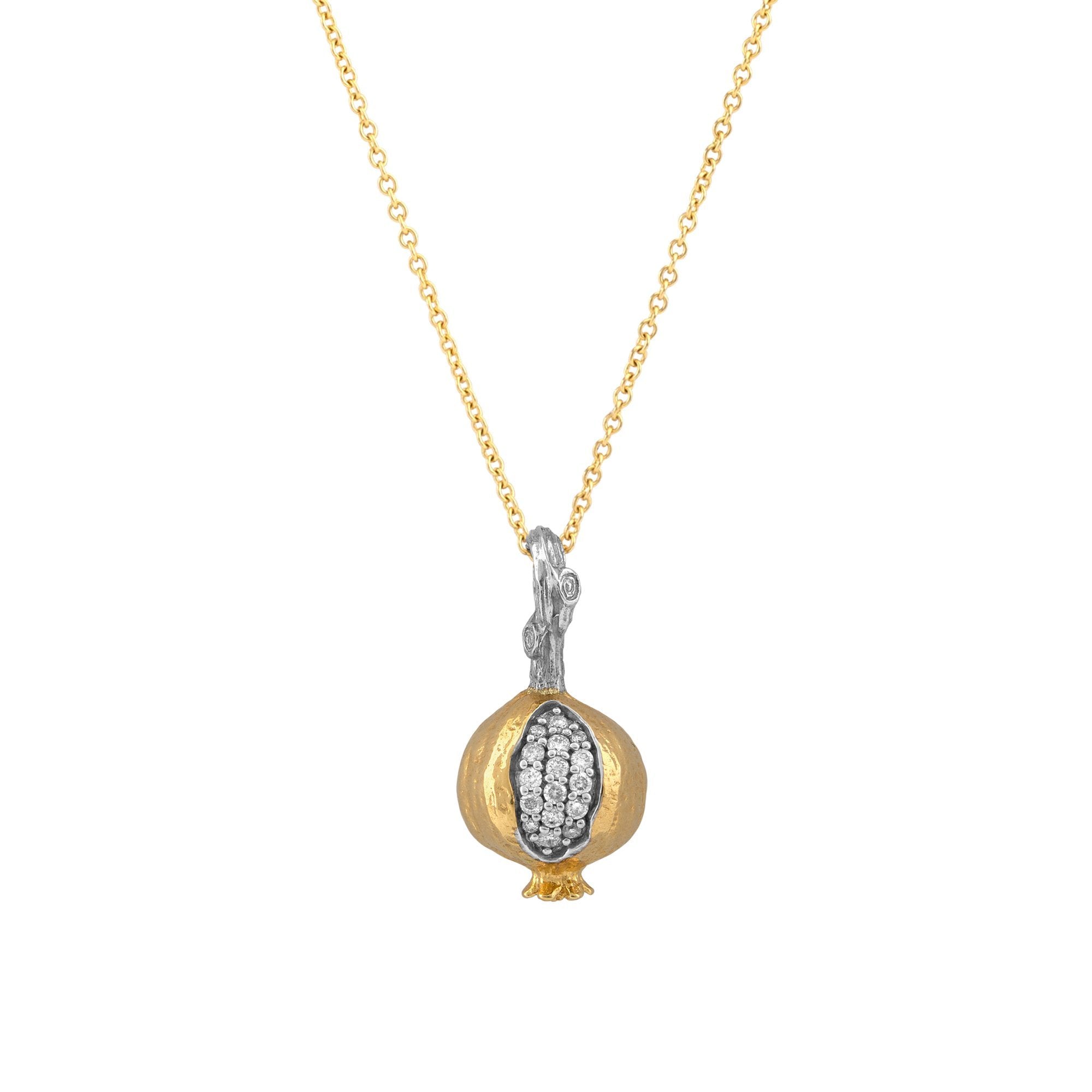 Michael Aram Pomegranate Pendant Necklace with Diamonds