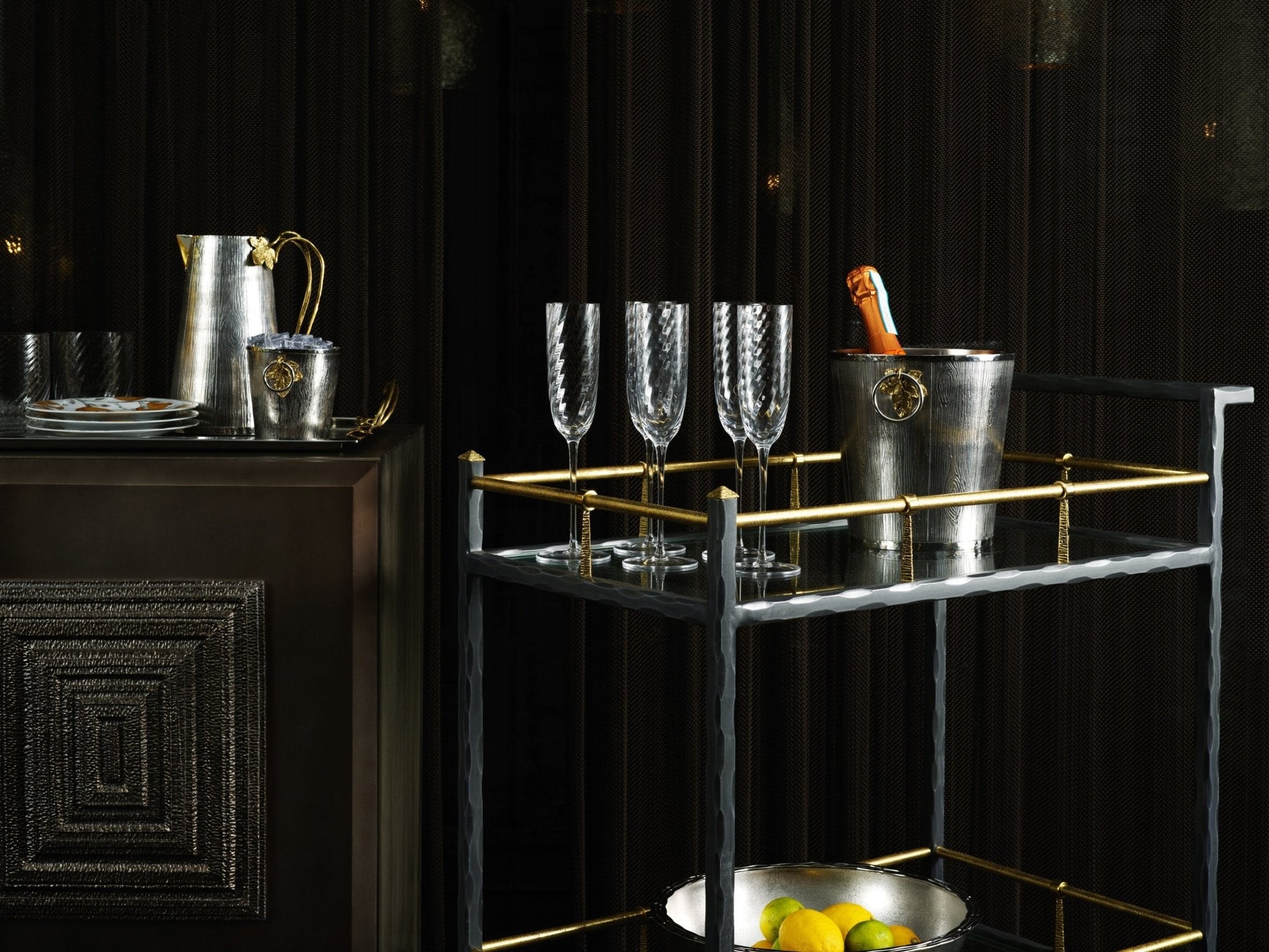 Michael Aram Twist Diamond Glassware