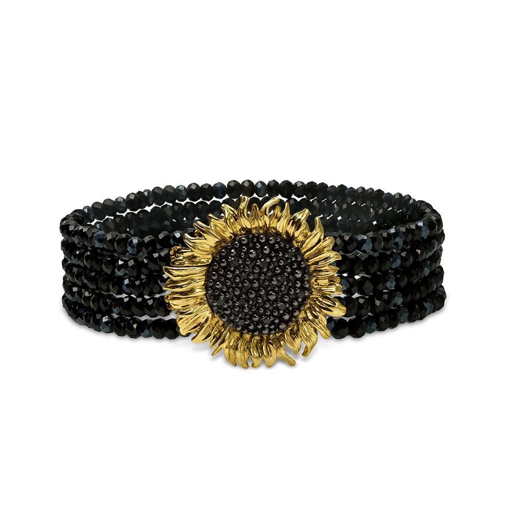 Michael Aram Vincent Multi Strand Bracelet with Onyx, Spinel and Black Diamonds