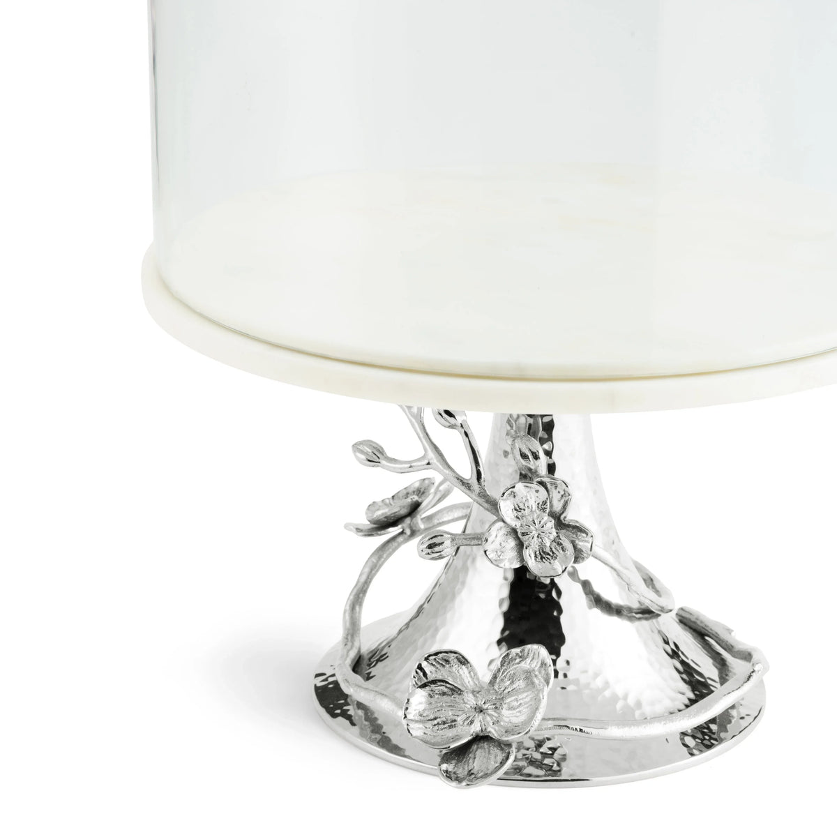 Michael Aram White Orchid Cake Stand w/ Dome