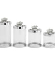 Michael Aram White Orchid Canisters