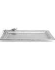 Michael Aram White Orchid Large Glass Tray