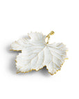 Michael Aram Winter Leaves Grape Leaf Dish