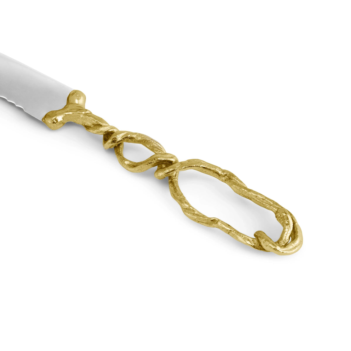 Michael Aram Wisteria Gold Bread Knife